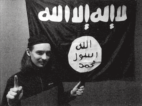Alexander Scott Mercurio of Coeur d’Alene, Idaho, appeared in court Wednesday on charges of attempting to provide material support and resources to the Islamic State group known as ISIS. Photo from federal affidavit.