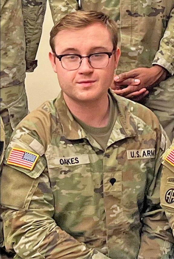 Spc. Jaggert Oakes (photo courtesy U.S. Army)