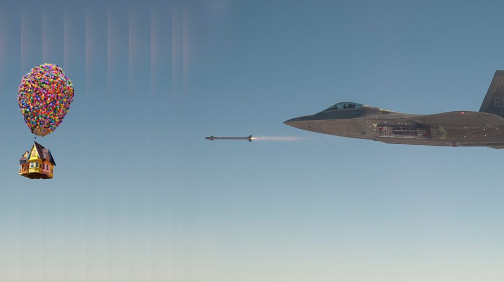 The first guided launch of the AIM-9X from an F-22 Raptor was Feb. 26, 2015. (David Henry/Lockheed Martin)